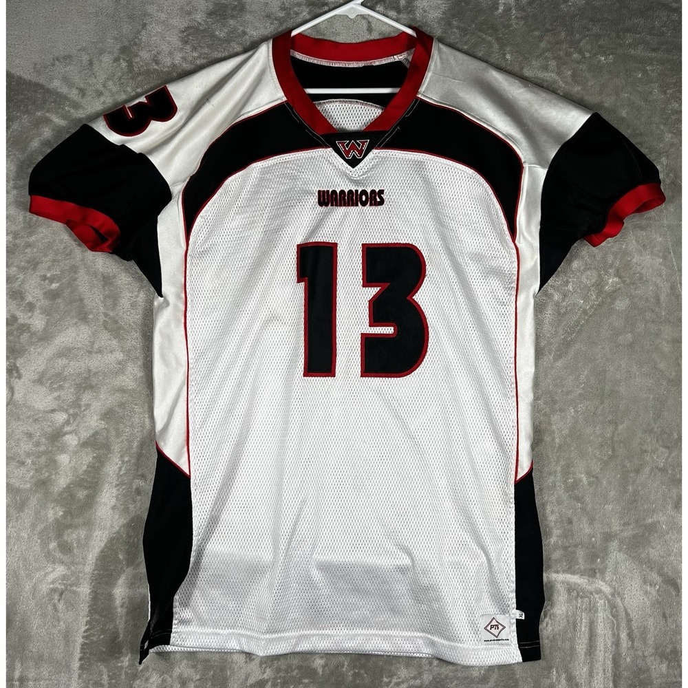 Hockey Jersey Mens‎ XL Warriors #13 M Wood See Picture